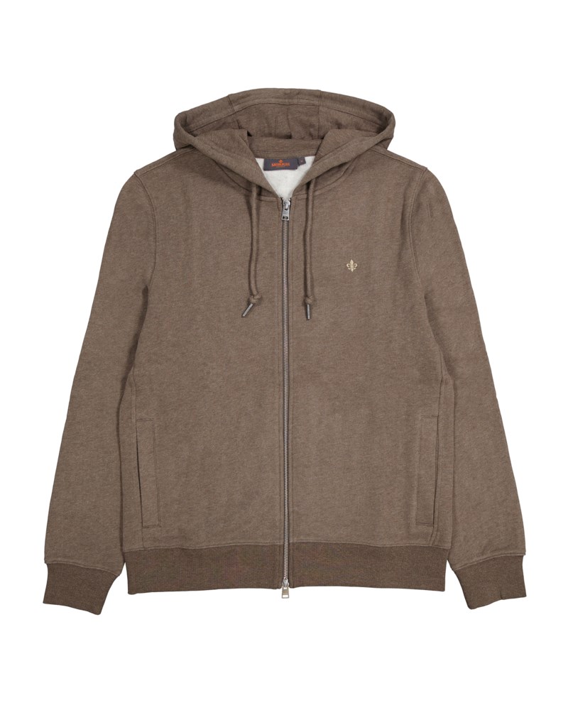 Hoodie brandon lily zip brown 1