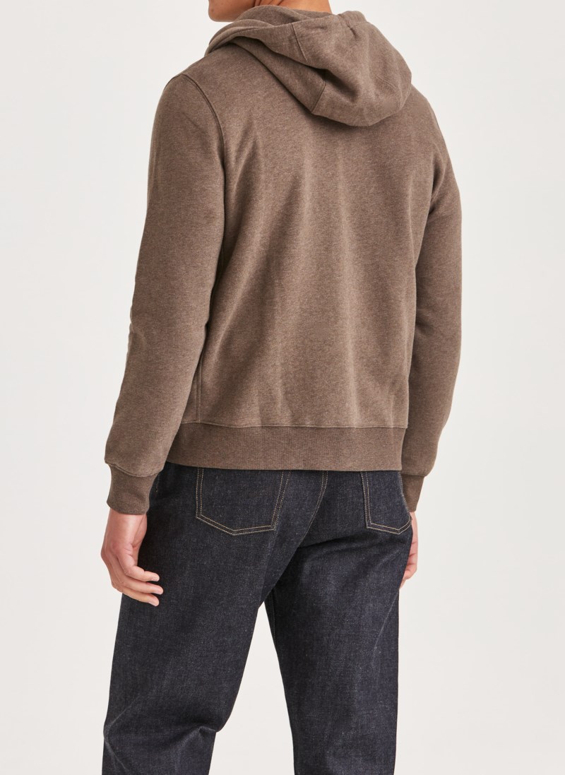 Hoodie brandon lily zip brown 4