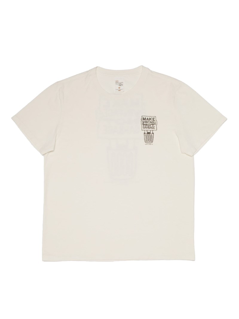 T-shirt roy garbage chalk white 1