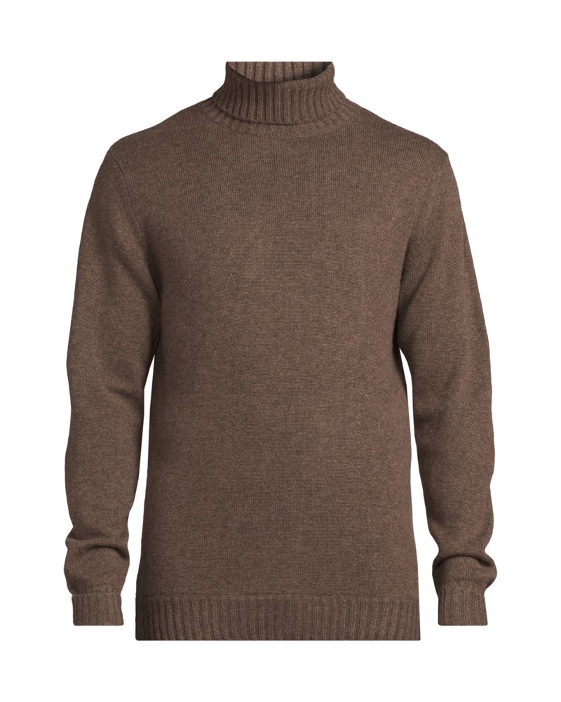 Stickad tröja chunky roll neck