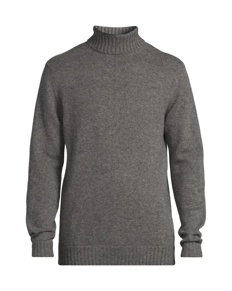 Stickad tröja chunky roll neck