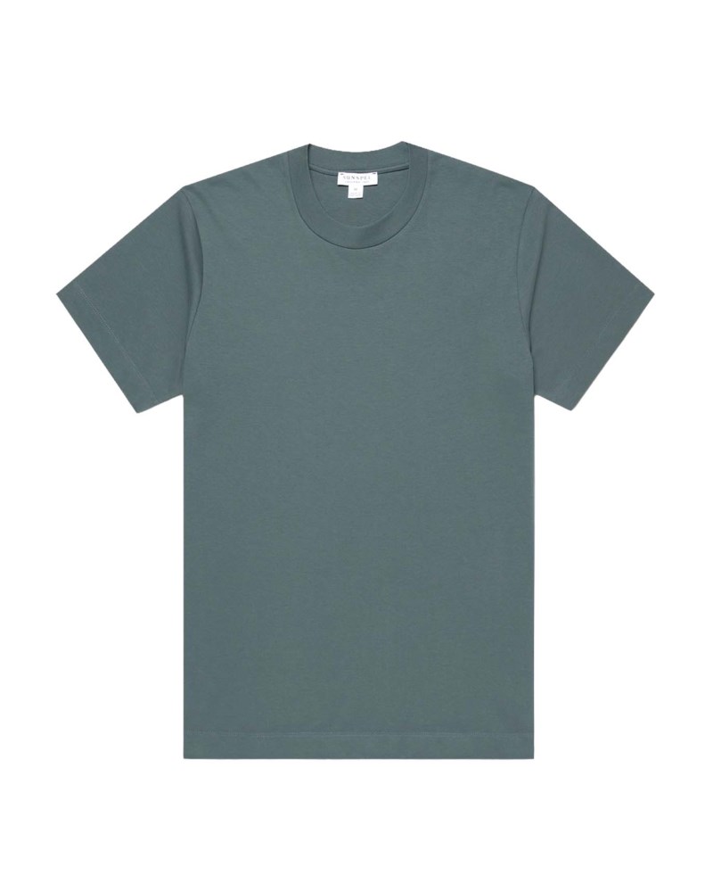 T-shirt heavy weight dark petrol 1