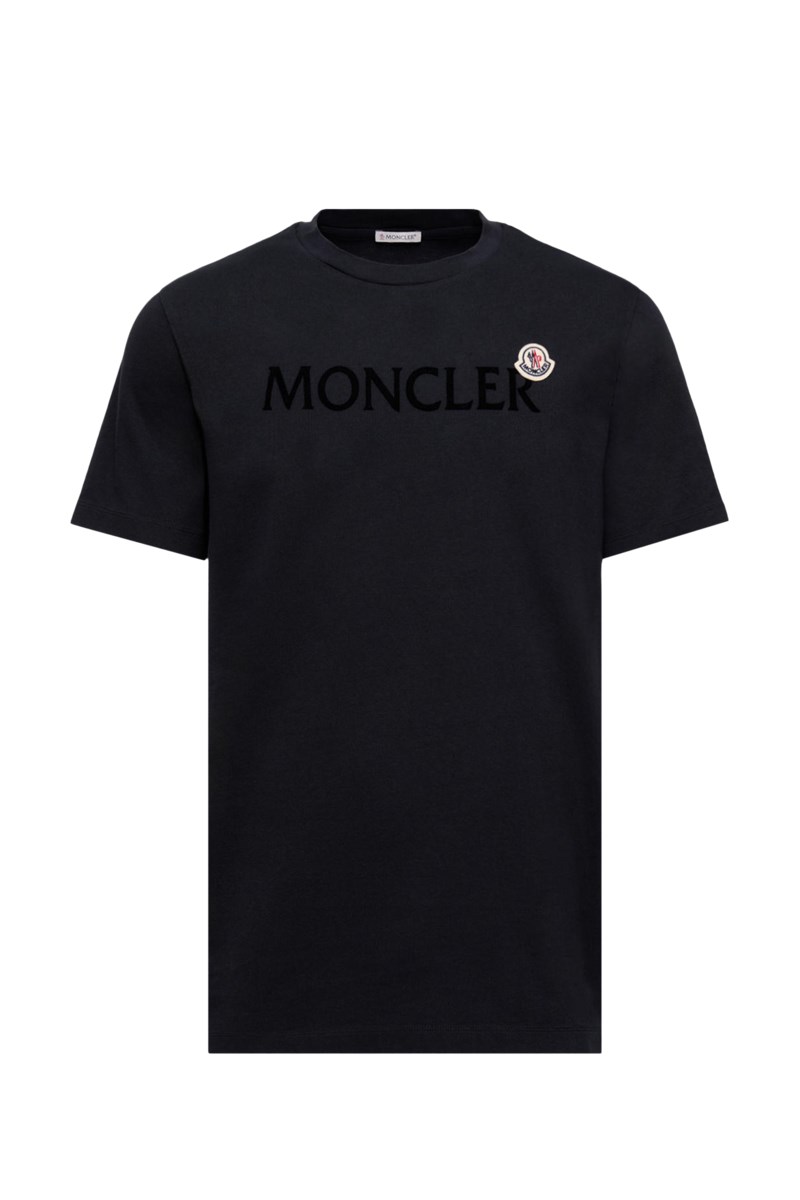 T-shirt flocked logo 1
