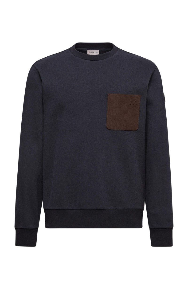 Sweatshirt pocket navy blue 1