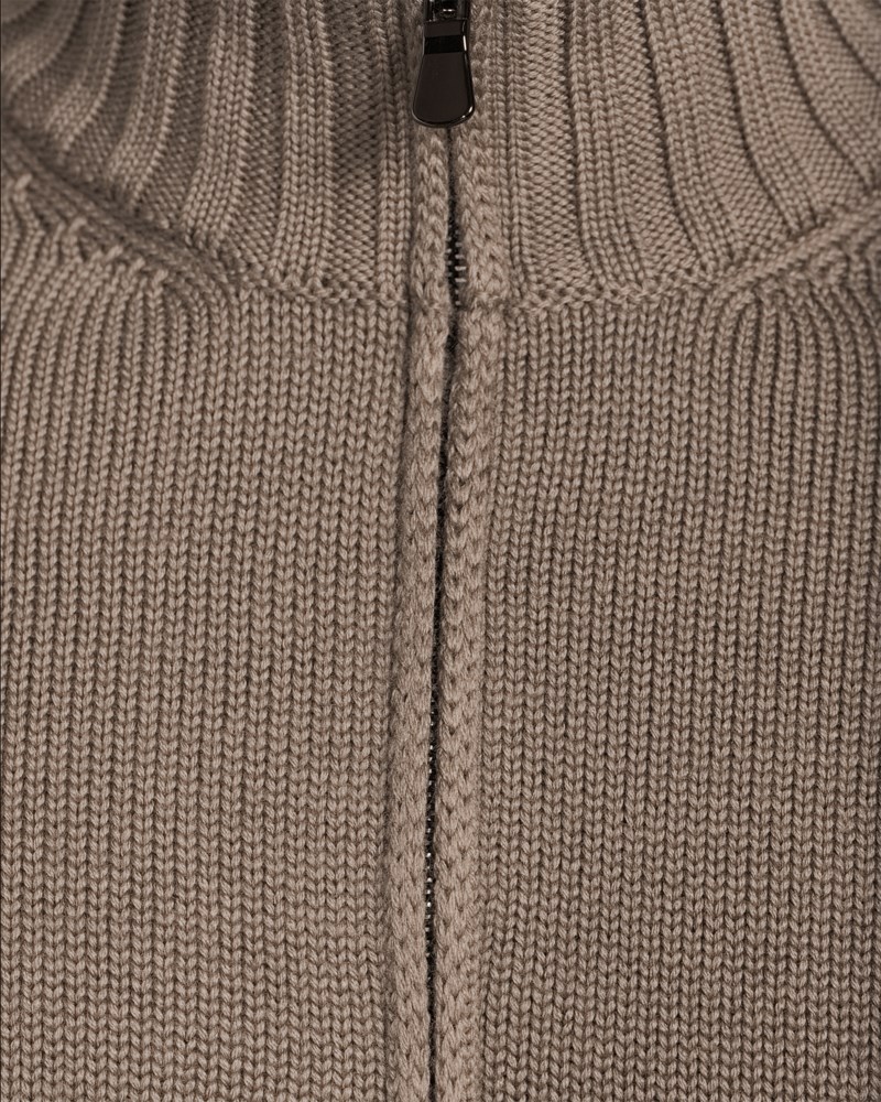 Tröja mockneck half zip 5