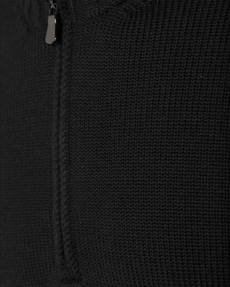 Tröja mockneck half zip 5