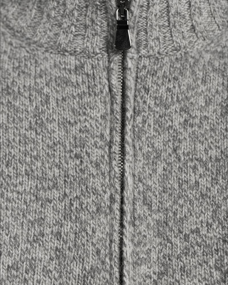 Tröja mockneck half zip 5