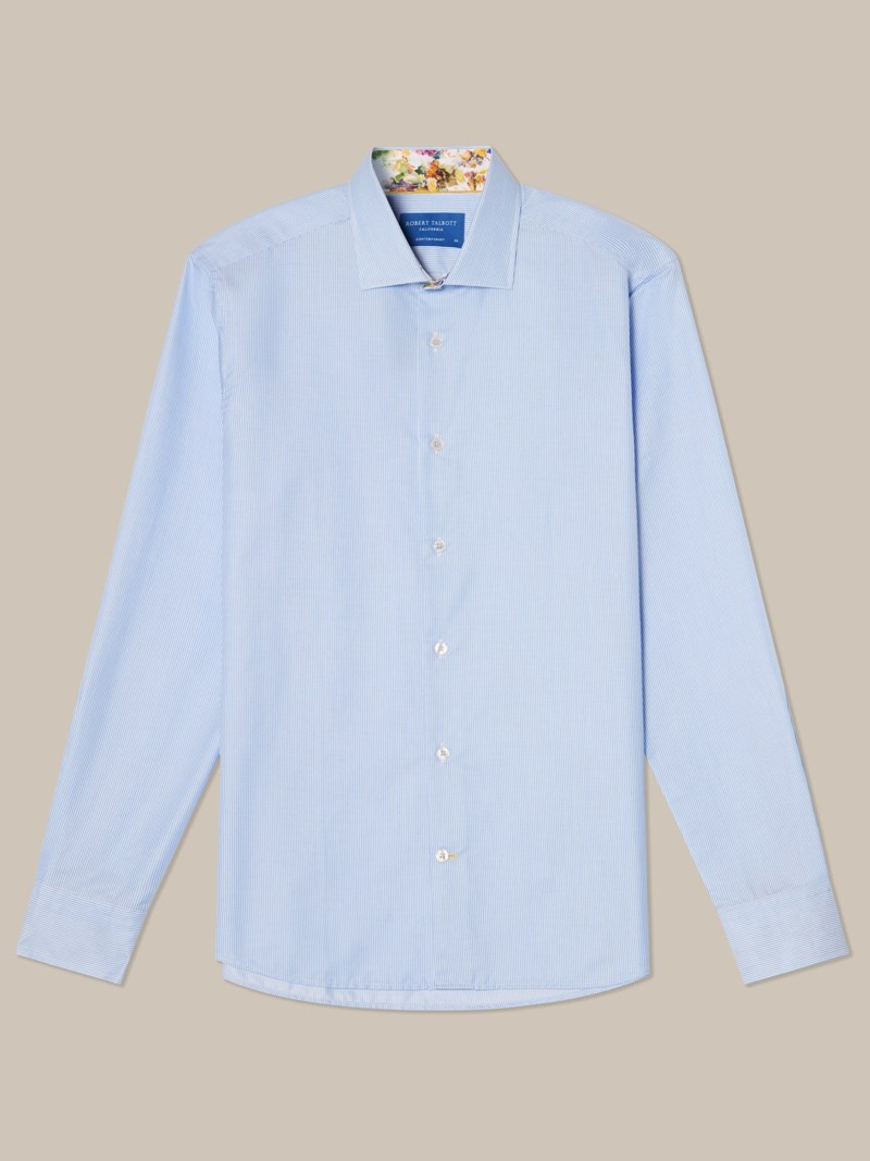 Skjorta reynolds stripe twill 5