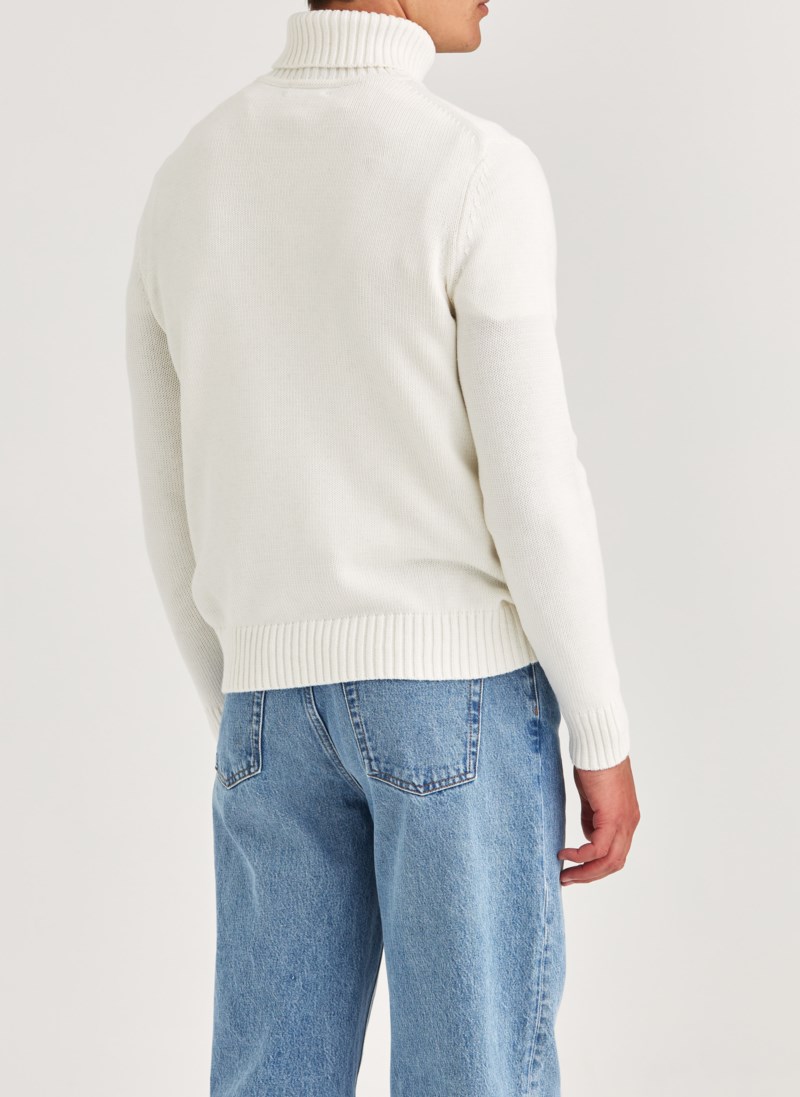 Stickad tröja howard offwhite 4