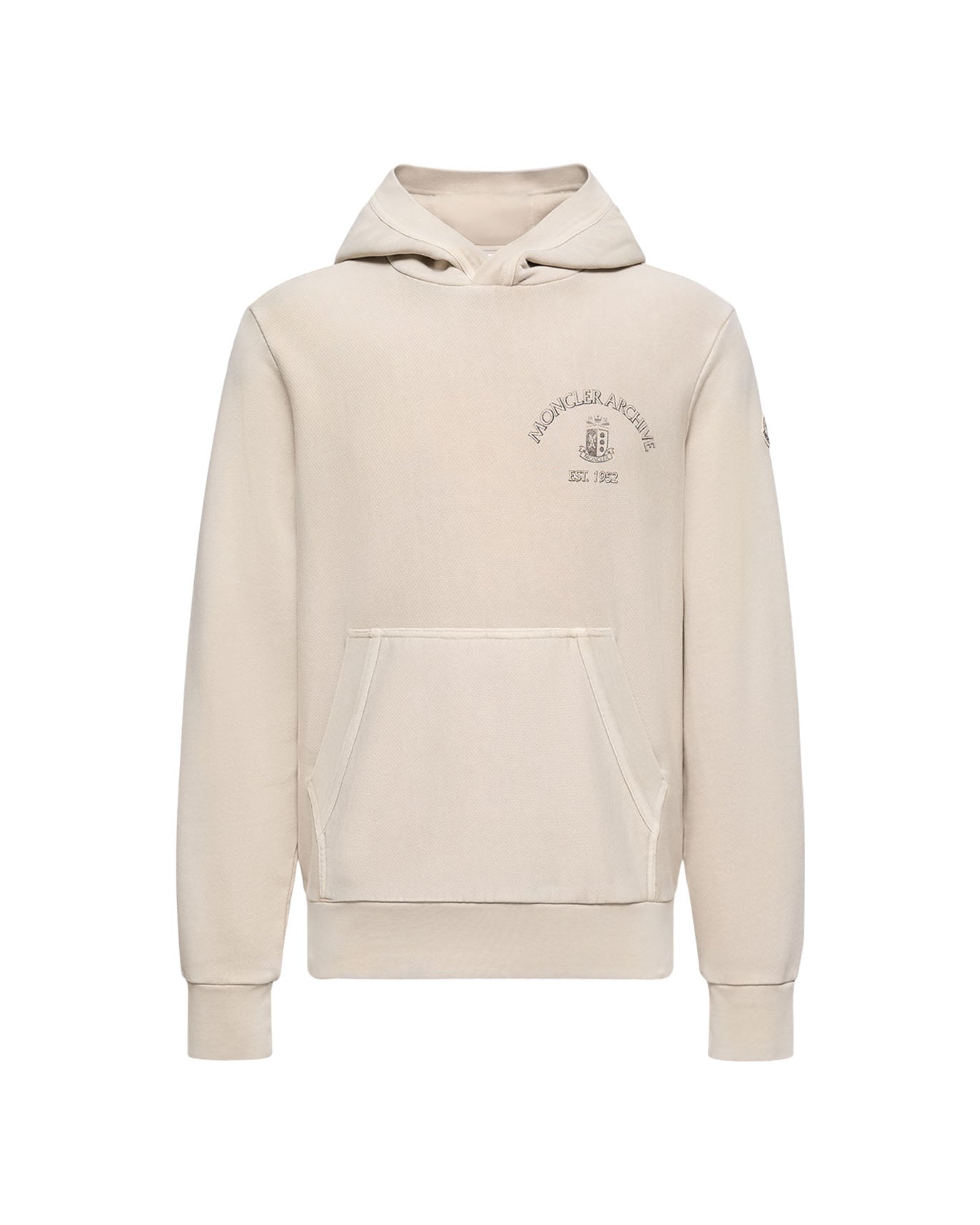 Moncler - Cardigan padded wool zip up white ivory | NK