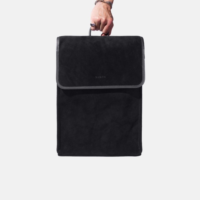 Baron Ryggsäck suede ryggsäckar herr – bild 5