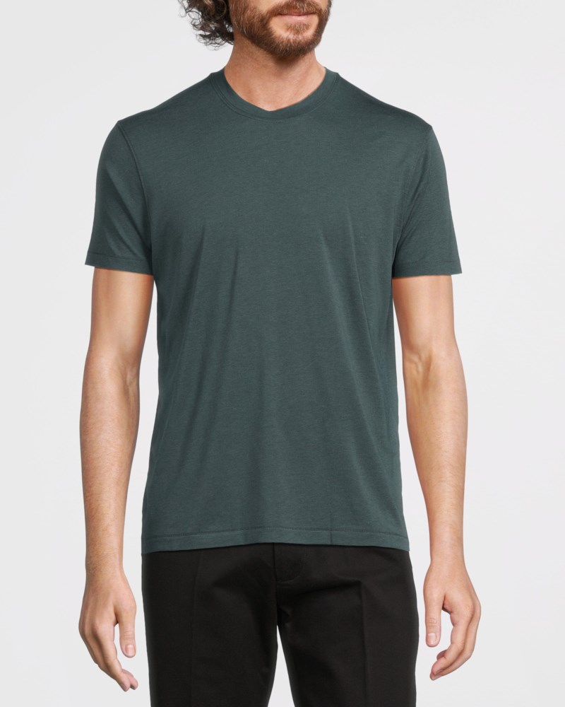 Tom Ford T-shirt lyocell cotton ss crew neck herr – bild 2