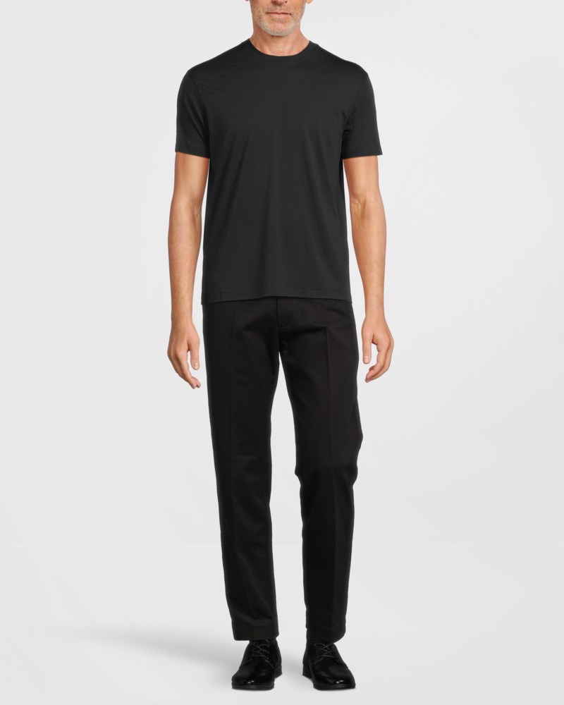 T-shirt lyocell cotton ss crew neck 2