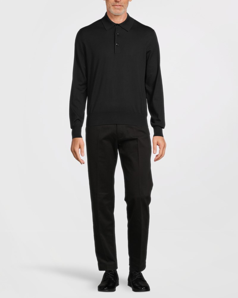 Piké pure cotton long sleeve 2