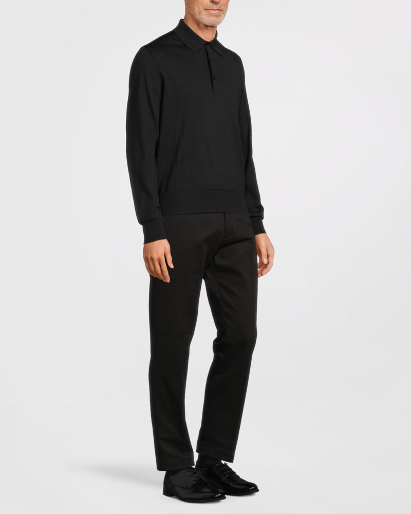 Piké pure cotton long sleeve 3
