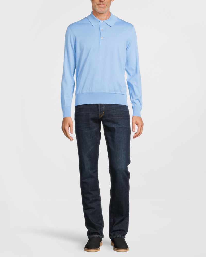 Piké pure cotton long sleeve 2