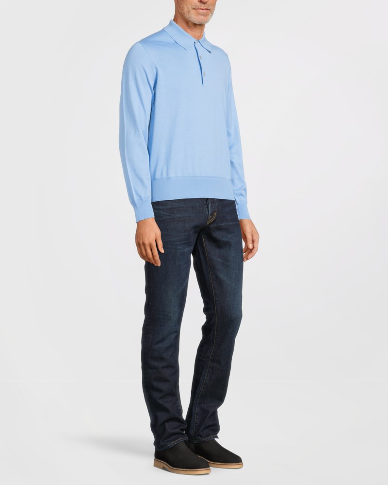 Piké pure cotton long sleeve 3