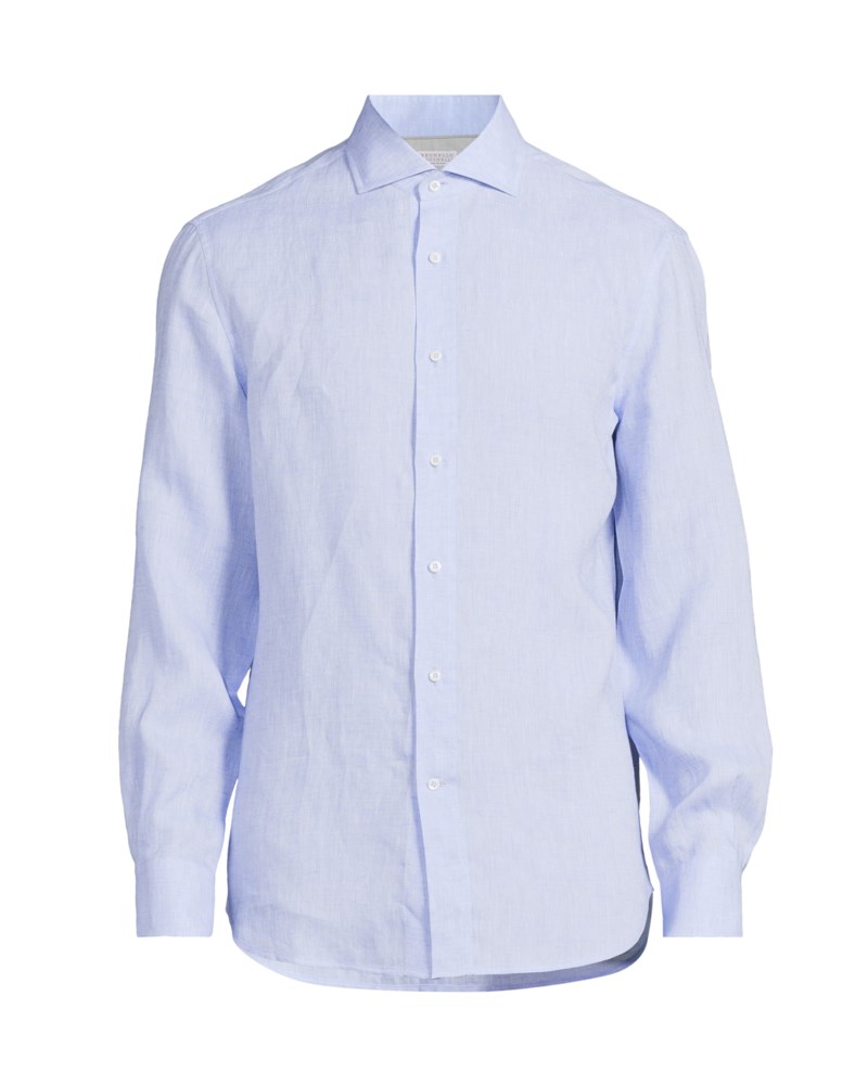 Skjorta spread collar azure 1