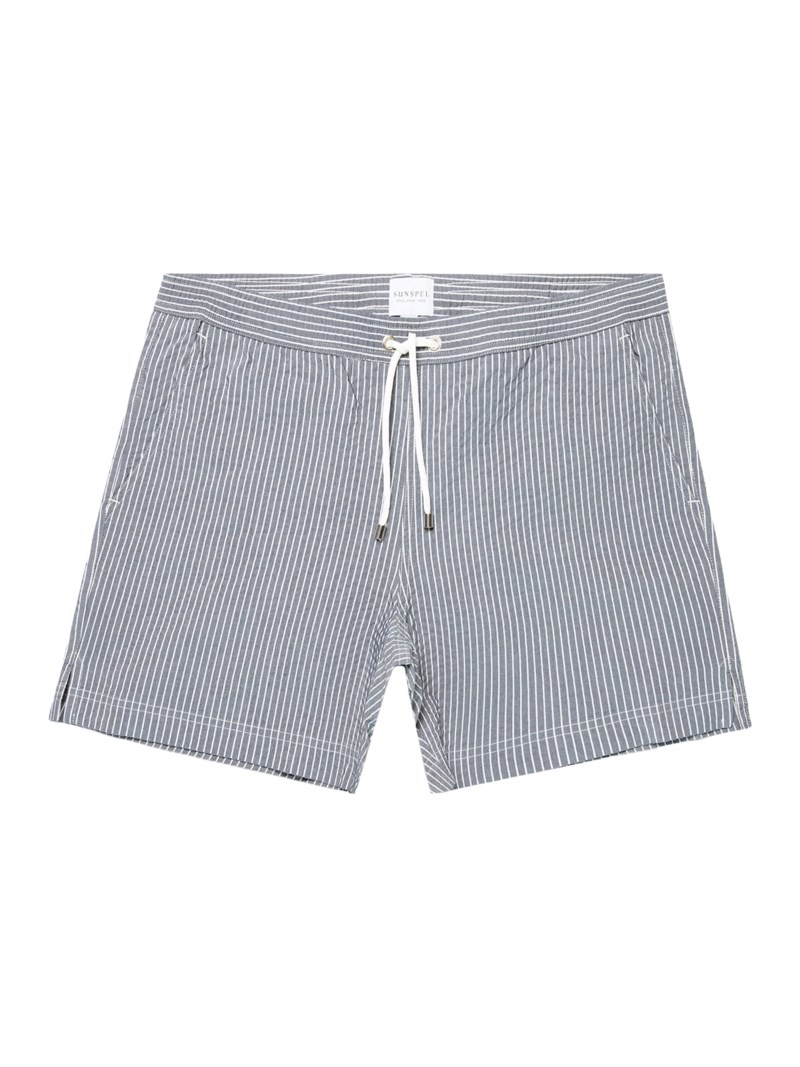 Badbyxa textured stripe swimshort
