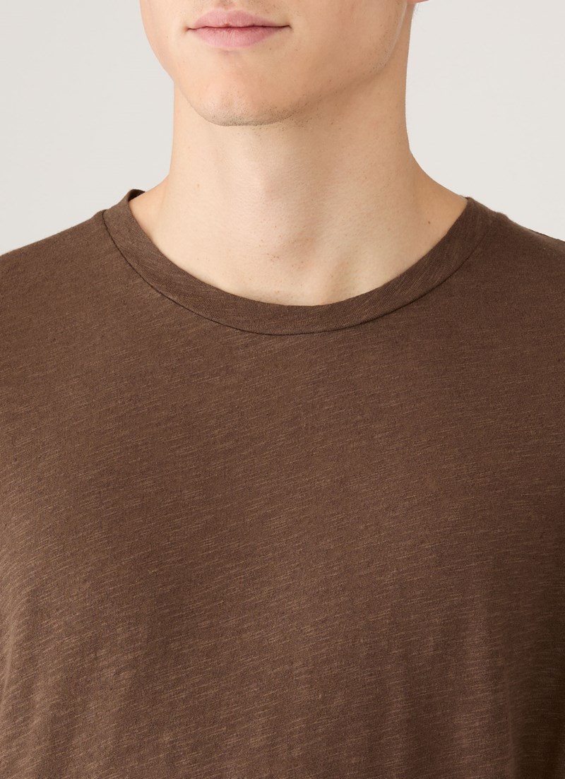 Sunspel T-shirt pima linen herr – bild 4