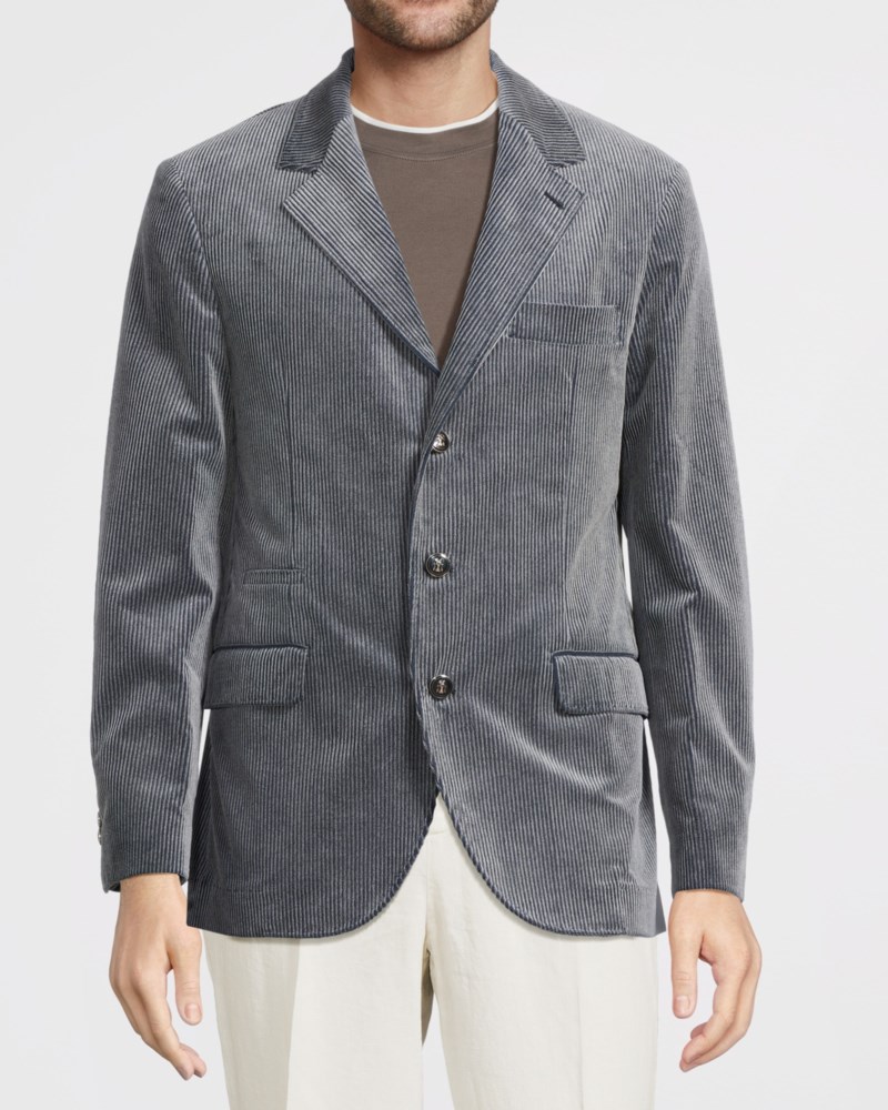 Brunello Cucinelli Kavaj single-breasted corduroy herr – bild 2