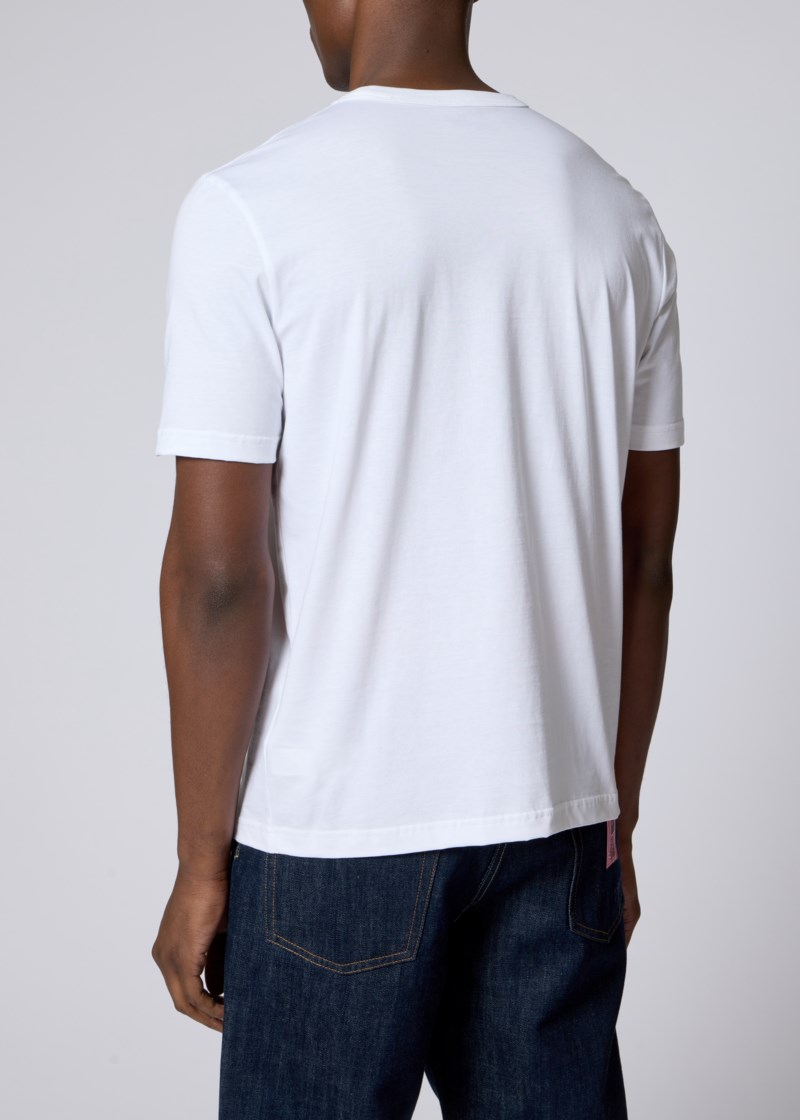 PS Paul Smith T-shirt casual fit zine floral cotton herr – bild 3