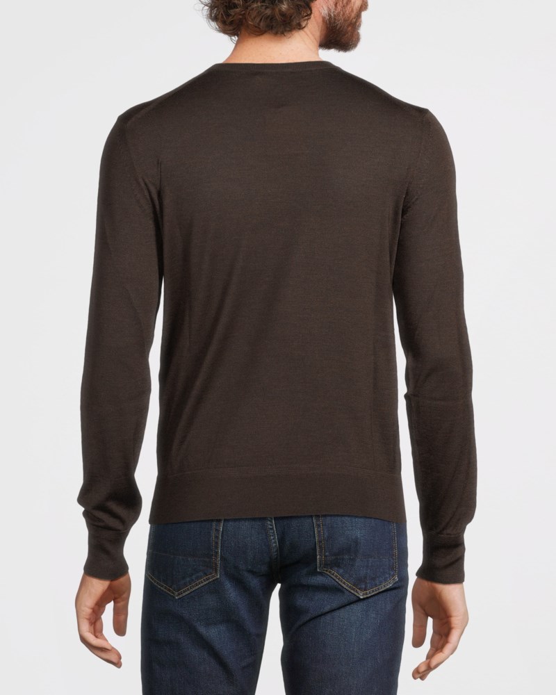 Tom Ford Tröja fine gauge cashmere silk crew neck herr – bild 3