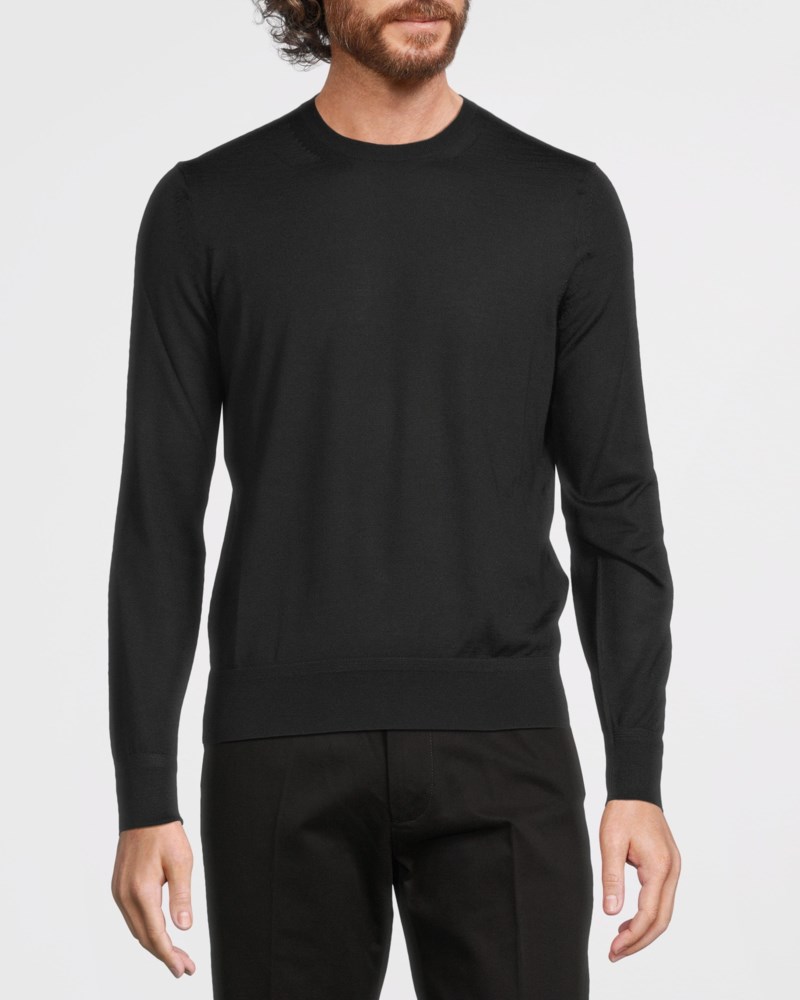 Tom Ford Tröja fine gauge cashmere silk crew neck herr – bild 2