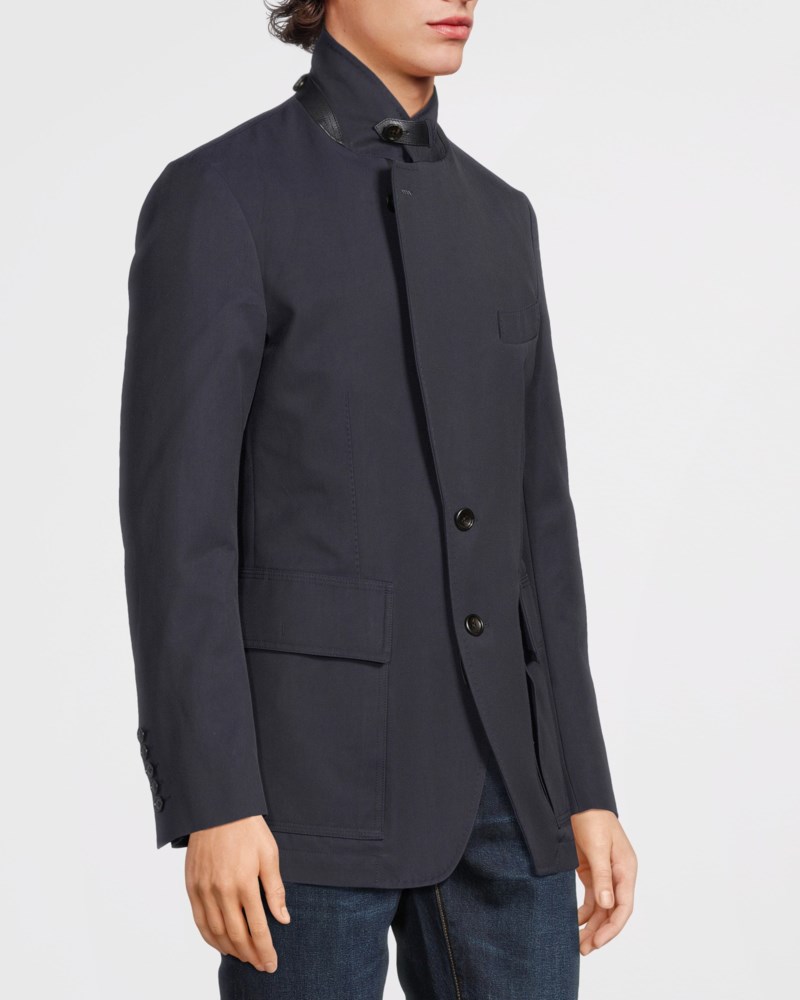 Tom Ford Kavaj high density twill with zip herr – bild 3