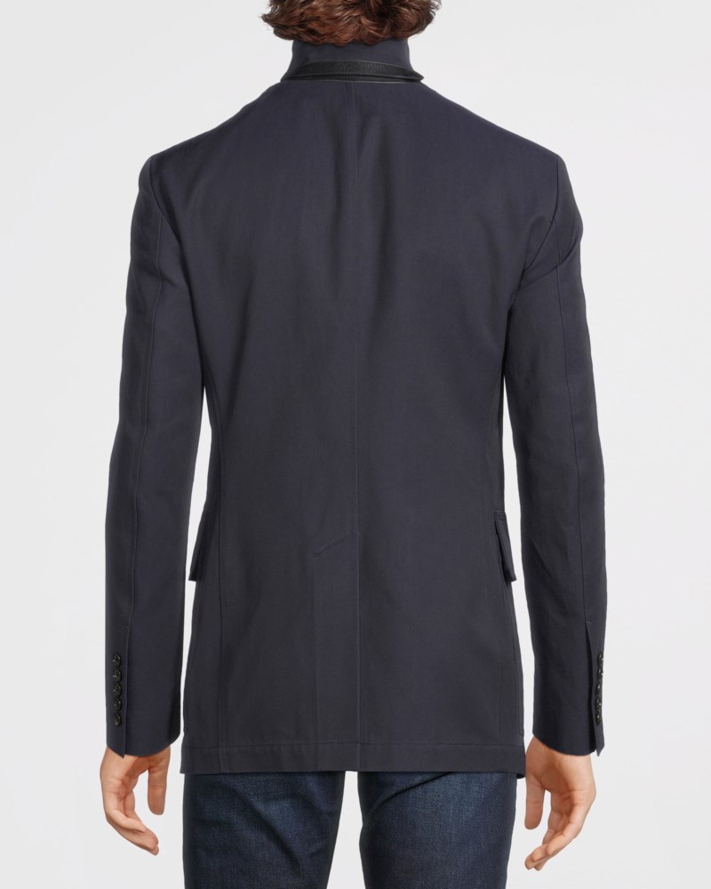 Tom Ford Kavaj high density twill with zip herr – bild 4