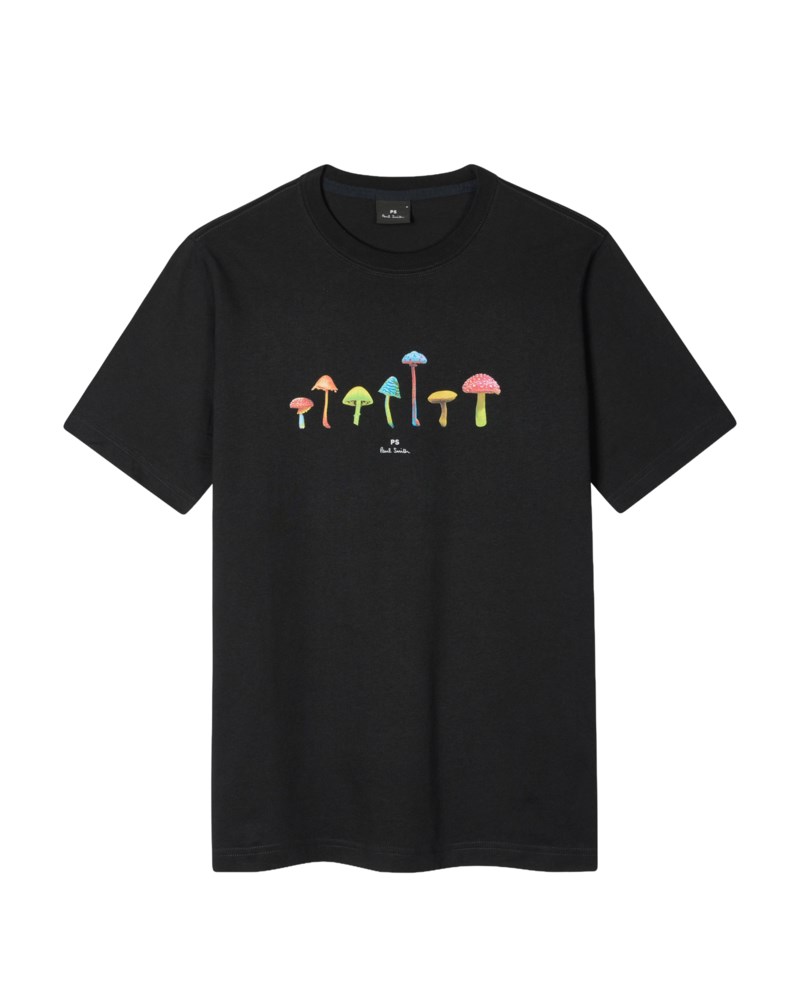 T-shirt regular fit mushrooms