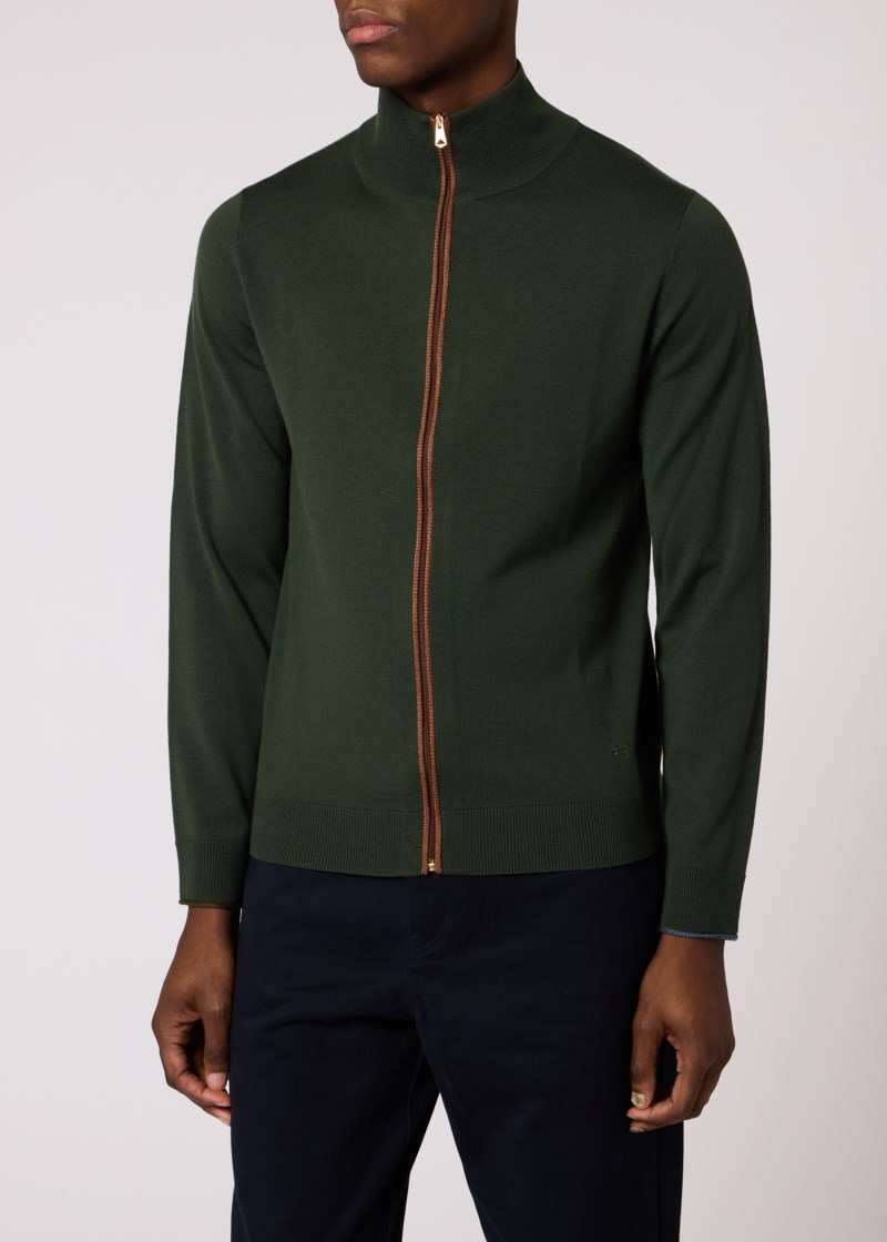 PS Paul Smith Mens Cardigan Zip Thru herr – bild 8
