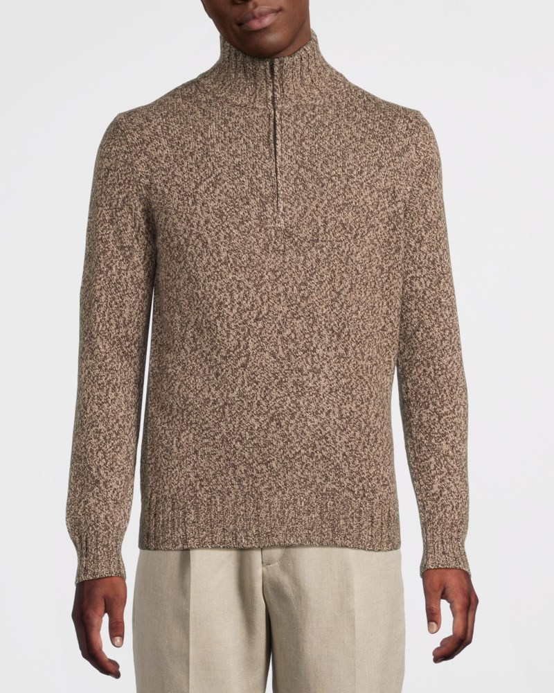 Filippo de Laurentiis Tröja halfneck zip herr – bild 2