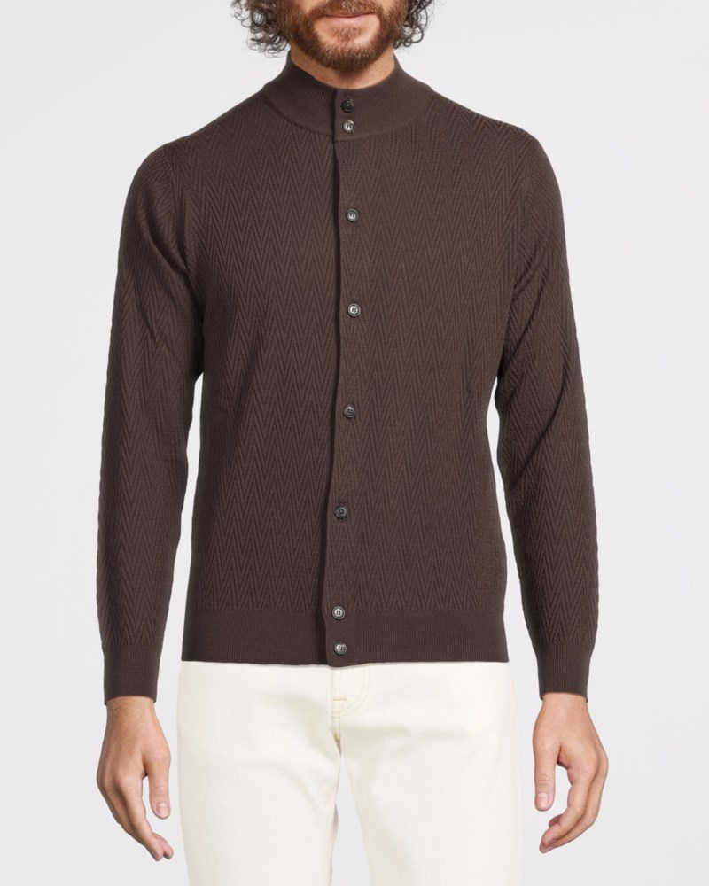 Filippo de Laurentiis Cardigan long sleeve herr – bild 2