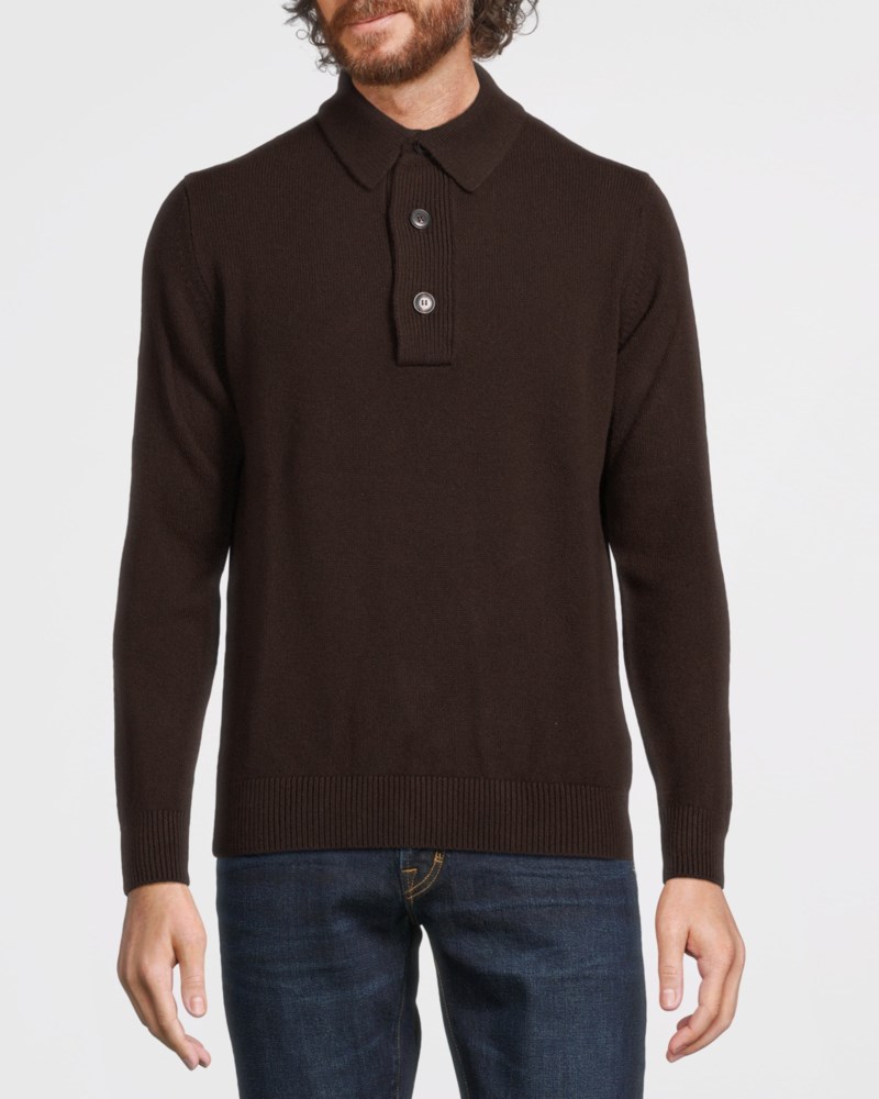Filippo de Laurentiis Tröja polo long sleeve herr – bild 2
