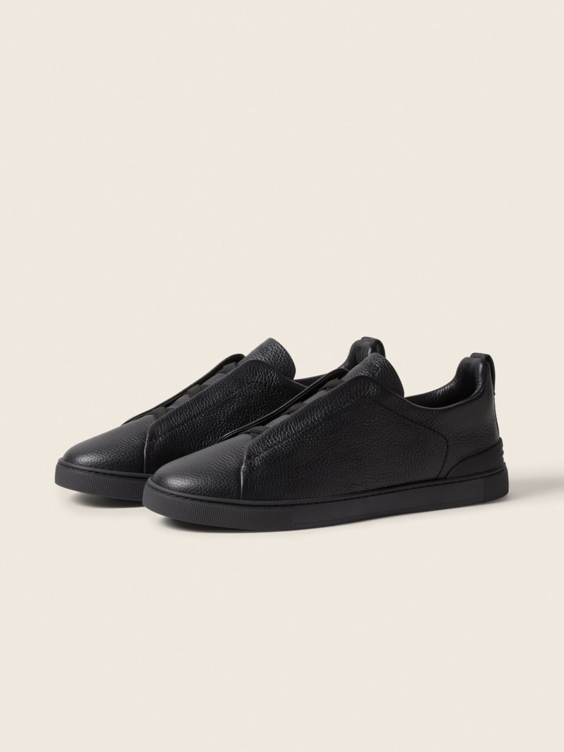 Zegna Sneakers triple stitch low top herr – bild 2