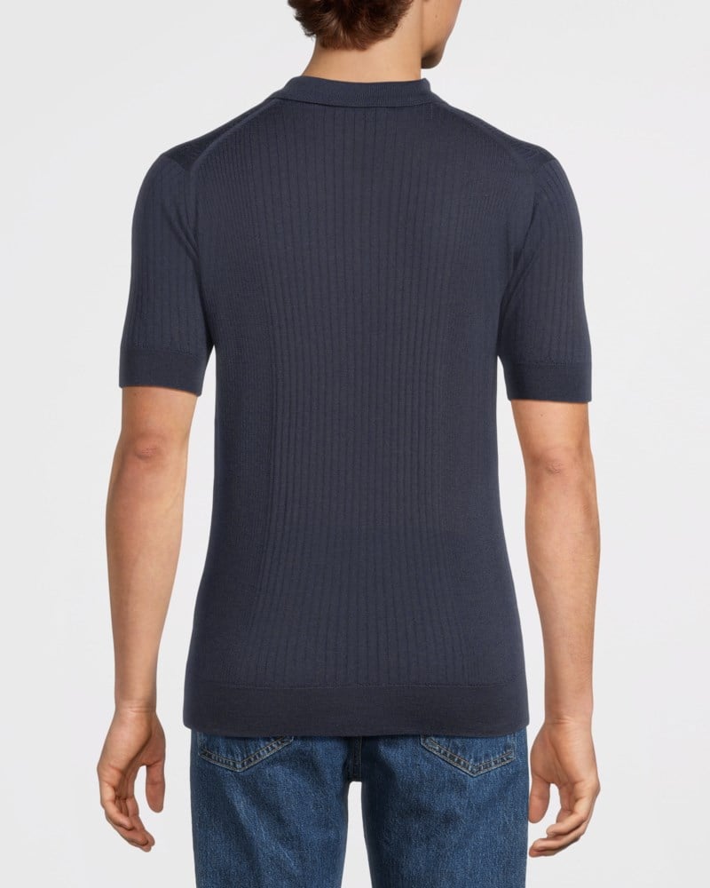 John Smedley Piké croall cable pikéer herr – bild 4