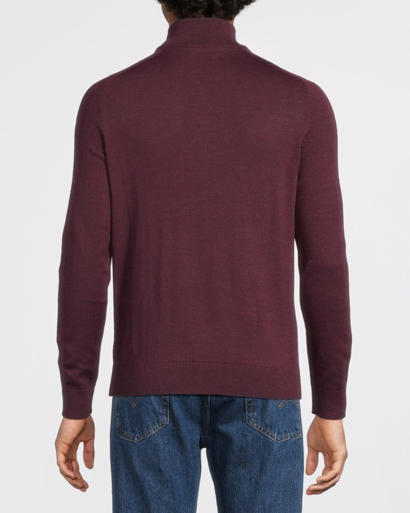 Morris Tröja merino john zip herr – bild 3