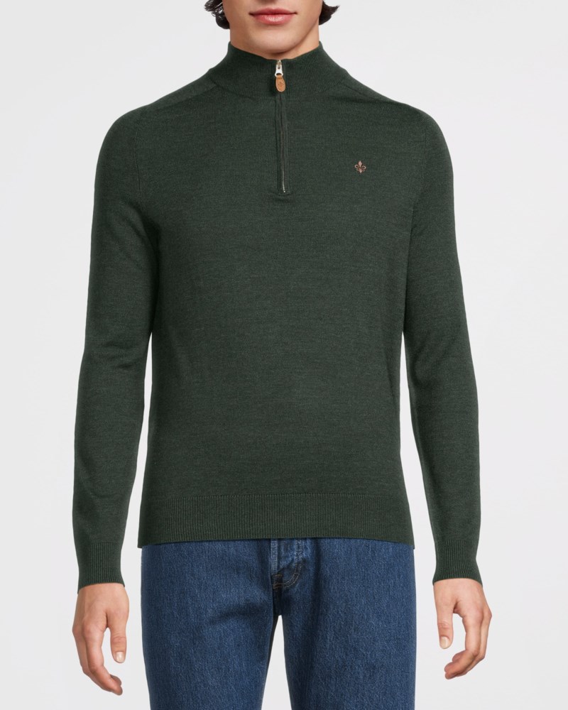 Morris Tröja merino john zip herr – bild 2