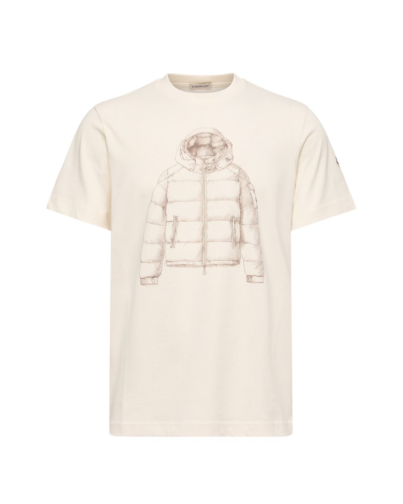 T-shirt down jacket print