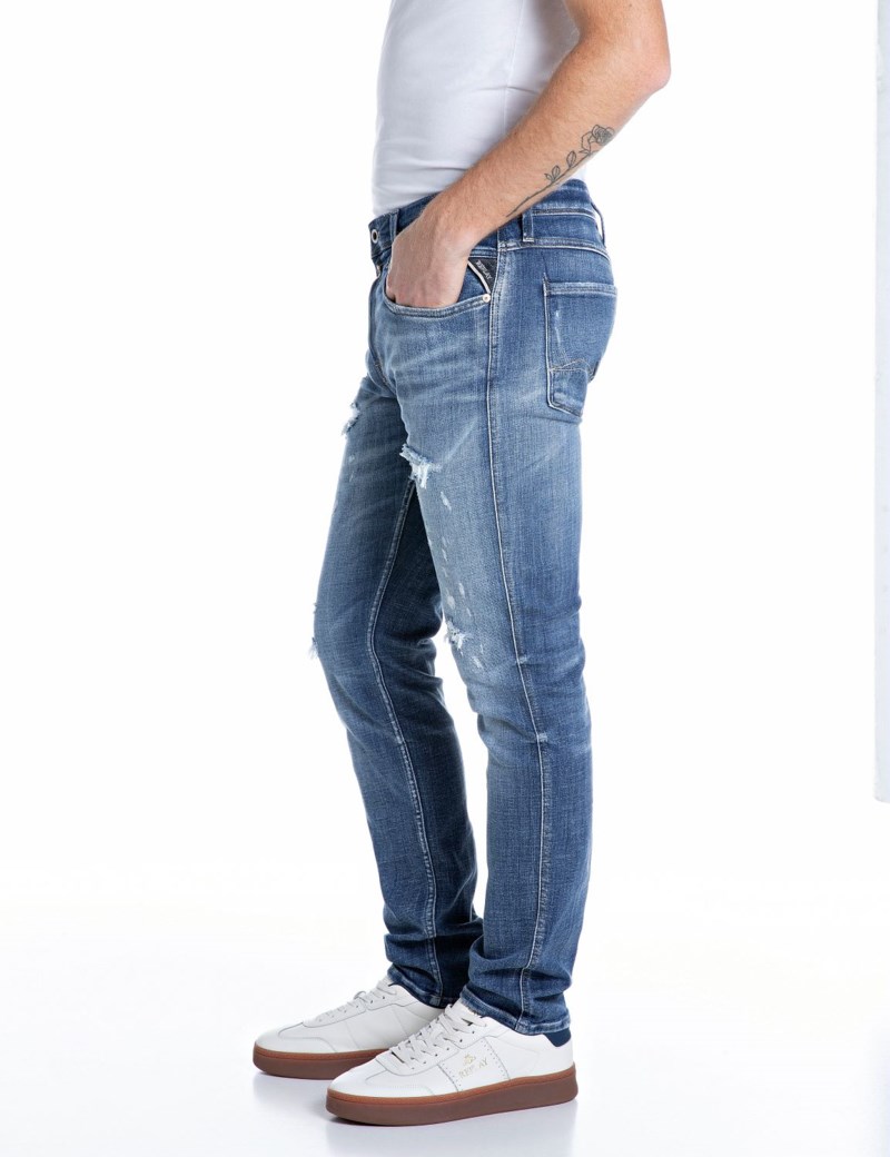 REPLAY Jeans anbass 10 years wash herr – bild 3