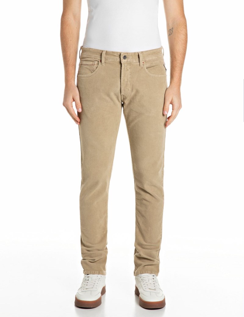 REPLAY Byxa grover garment dyed corduroy herr – bild 2