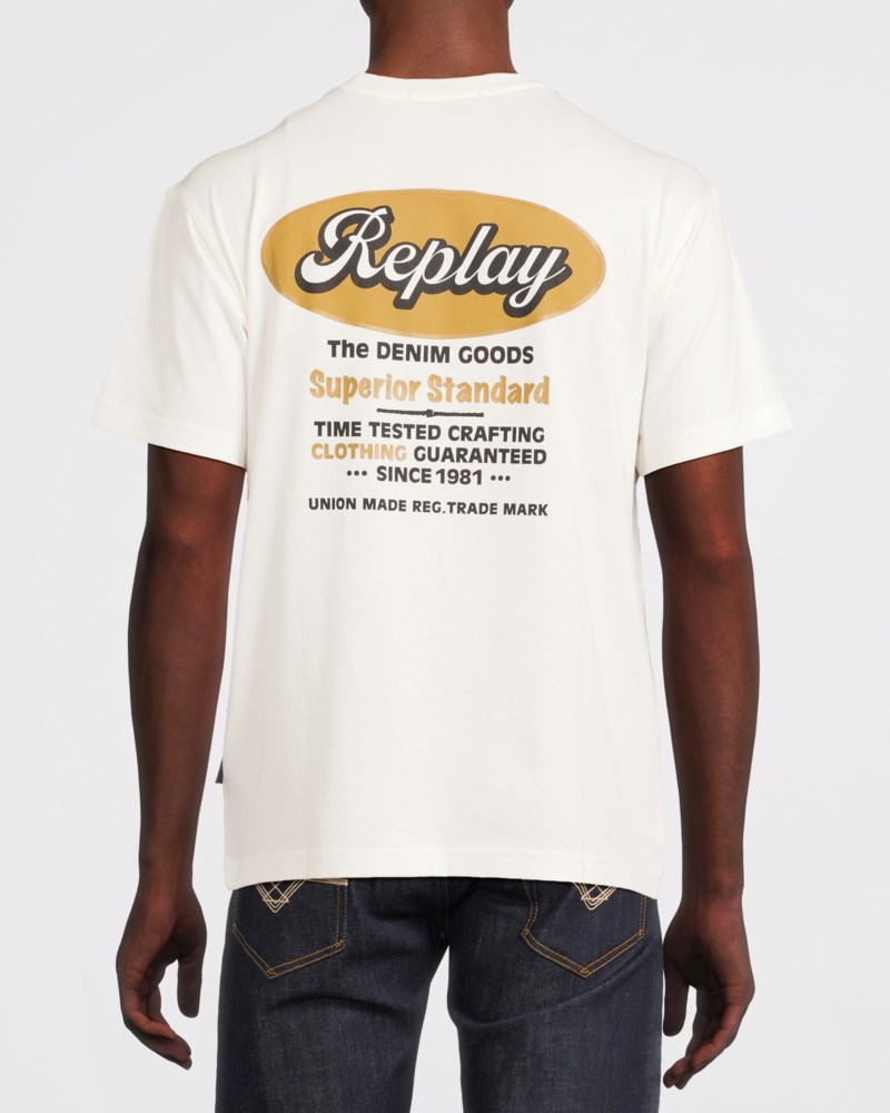 REPLAY T-shirt cotton jersey 30/1 herr – bild 3