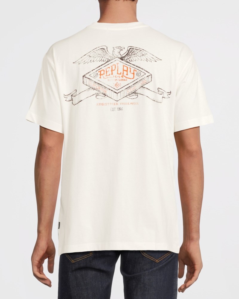 REPLAY T-shirt cotton jersey 30/1 herr – bild 3