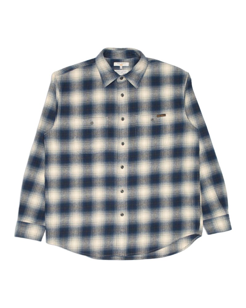 Nudie Jeans Julian Worker Shirt Checked rutiga skjortor herr – bild 7