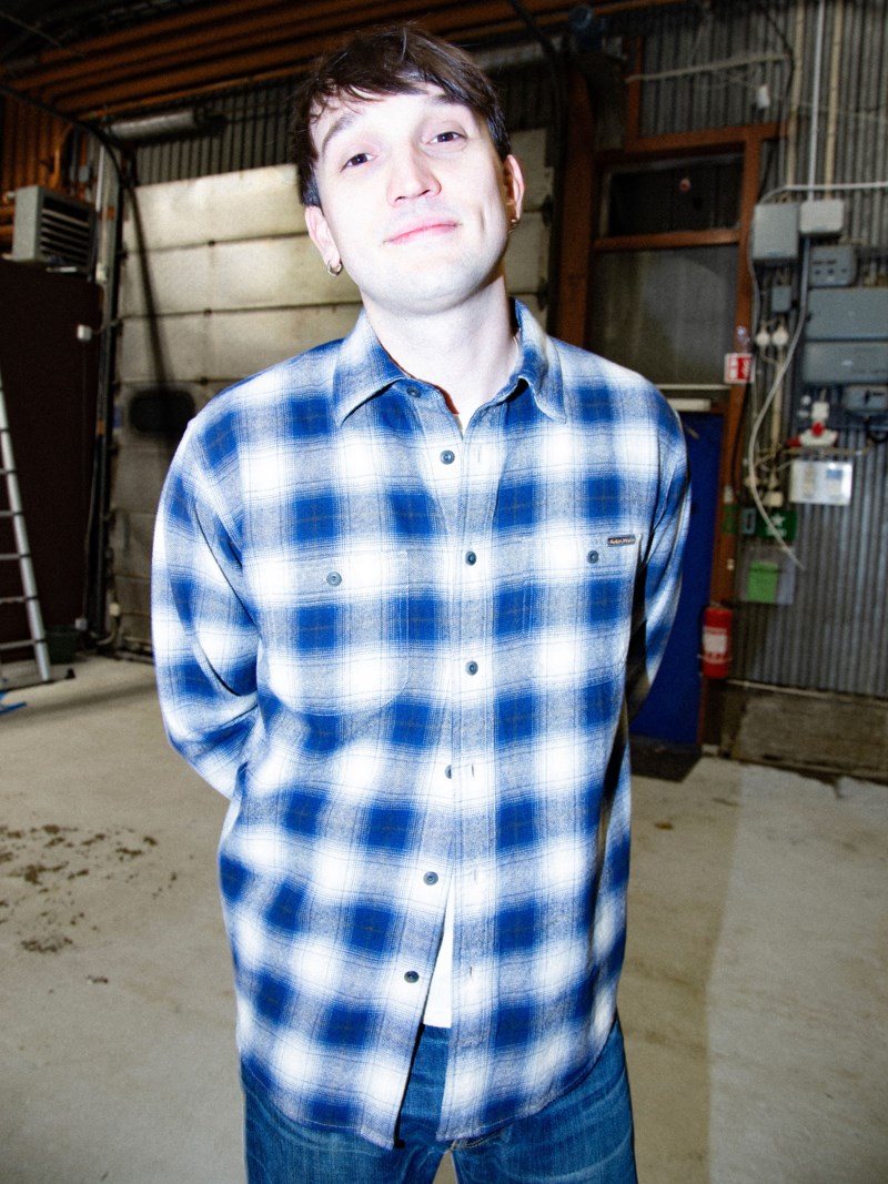 Nudie Jeans Julian Worker Shirt Checked rutiga skjortor herr – bild 9