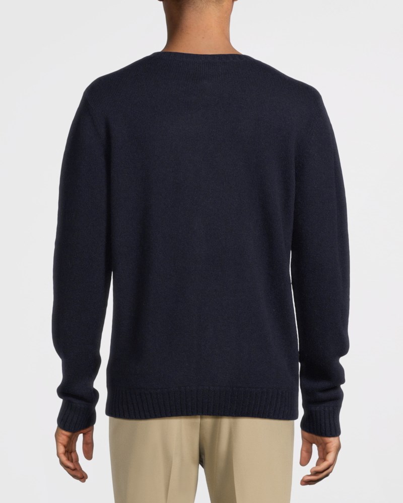 Davida Tröja man chunky o-neck herr – bild 4