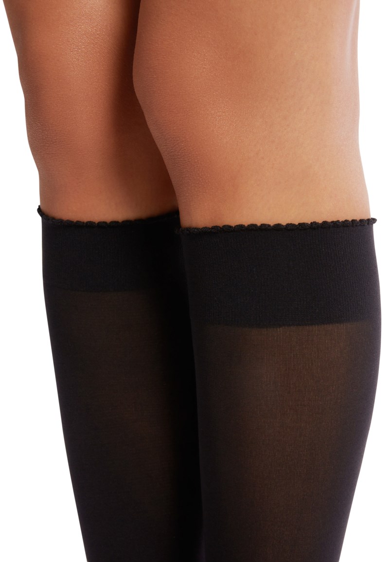 Knästrumpor velvet de lux 50 den black 4