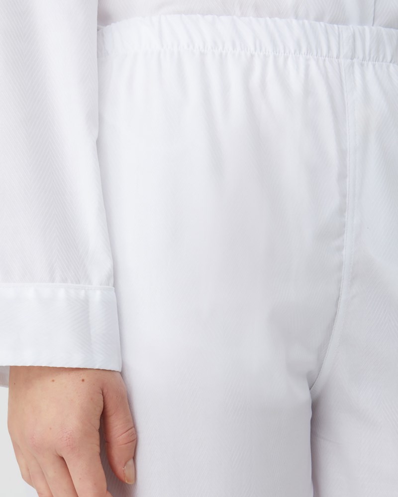 Pyjamas jacquard vit 4