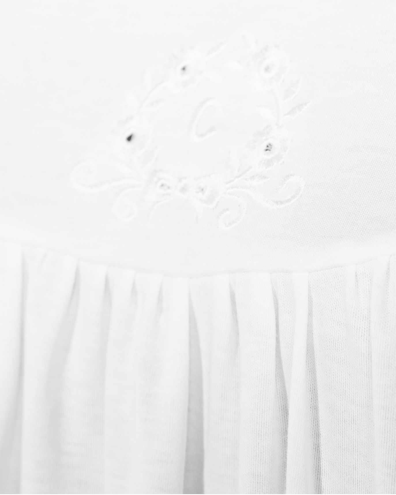 Nattlinne soft cotton vit